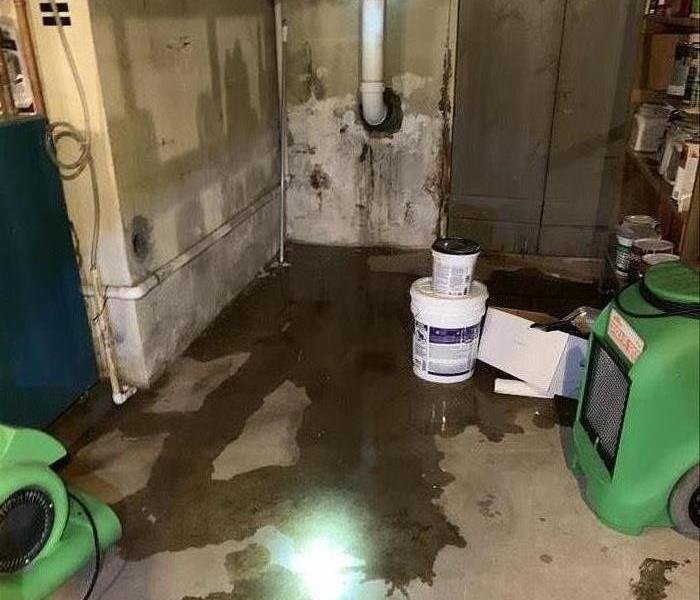 Water damaged basement