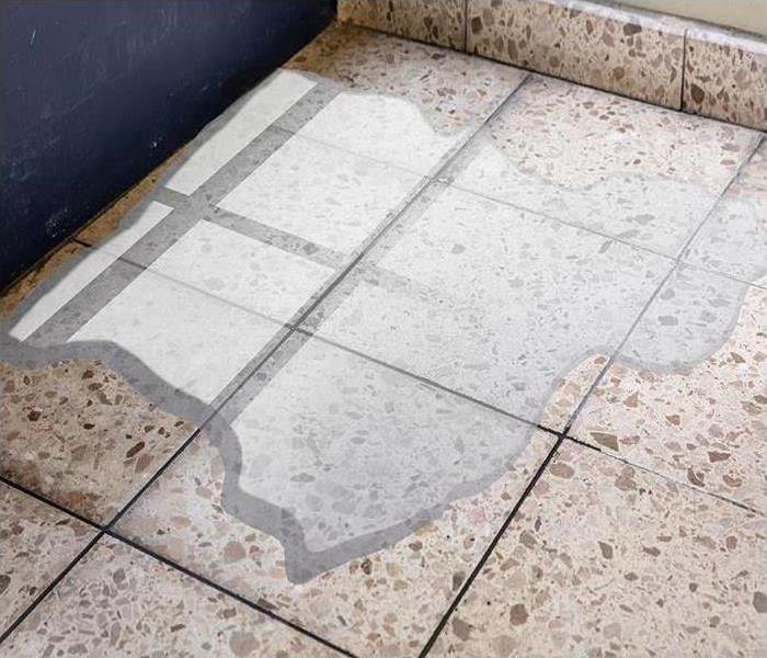 Water On a Tile Floor